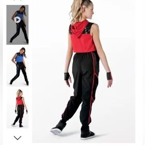 Weissman Red Adult Small Hip Hop Costume